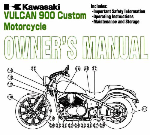 2011 kawasaki vulcan 900 custom owners manual -vulcan 900 custom vn900cb