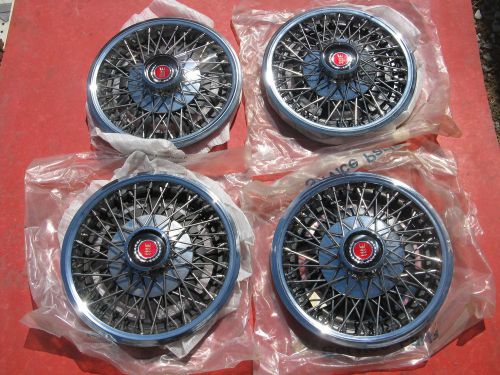 1974-1978 ford   mustang ii / pinto    wire  13&#034;  wheel covers set