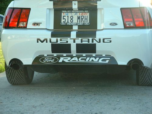 99-04 mustang roush style bumper insert with ford racing sticker