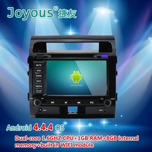 Quad core hd android 4.4 car dvd gps navi for toyota land cruiser 200 2008-2010