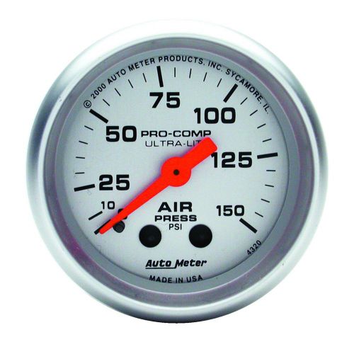 Auto meter 4320 ultra-lite; mechanical air pressure gauge