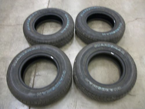 Guardsman p205/75r15 white letter tires, new