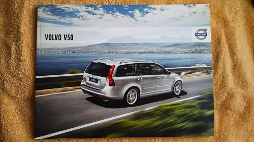 Volvo v50 original catalogue for 2009-2011 model