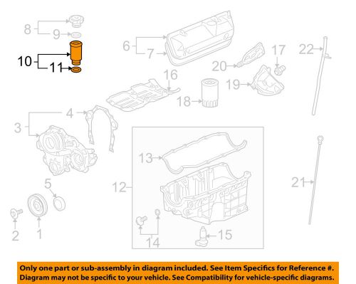 Gm oem engine parts-filler tube 12582073