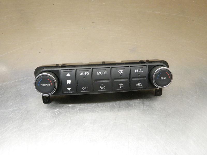 07 08 nissan maxima heater & a/c controls oem 0802928