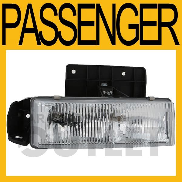 85-05 chevy astro gmc safari head light lamp w/bracket right new replacement r/h