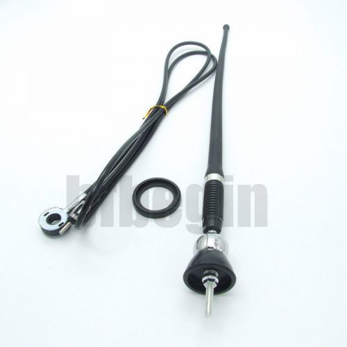 Universal black rubber car auto roof fender radio fm am booster antenna extended