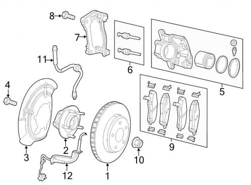 Chrysler oem jeep disc brake caliper 68267931aa image 5