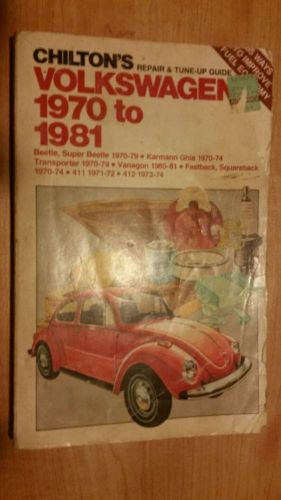 1970-1981 vw bug karmann ghia transporter bus beetle service manual shop book 72