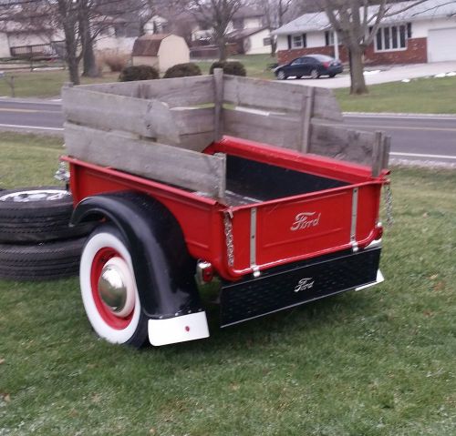 Original 1927 truck bed trailer