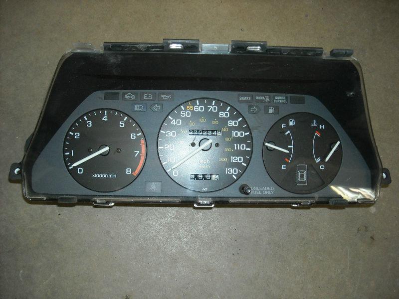 87 88 89 honda accord sei 2dr coupe 3dr hb speedometer tachometer cluster