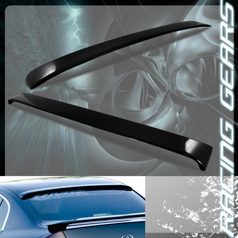 2003-2007 infiniti g35 coupe 2 door black rear roof window visor spoiler wing