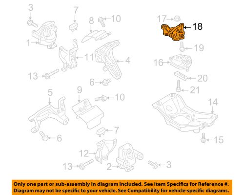 Audi oem 10-15 s5 engine transmission mounting-transmission support 8k0399115s