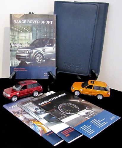 2011 land rover range rover sport with navigation owners manual set #o37