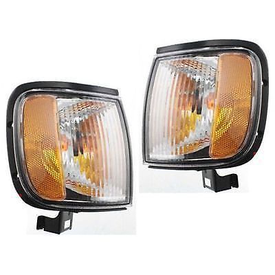 New corner lights parking side marker lamps set of 2 left &amp; right lh rh pair