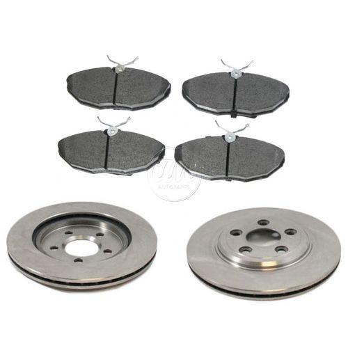 Disc brake pad & rotor rear kit set for lincoln ls jaguar s-type thunderbird