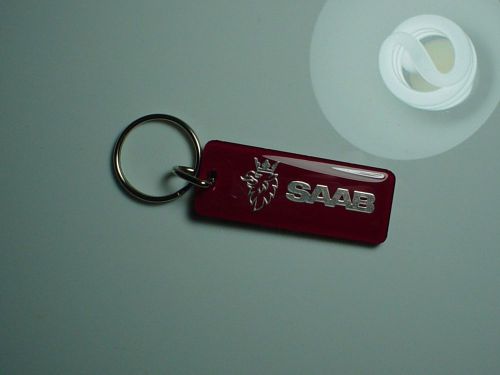 Saab key chain 9-3 sonett 900se monte carlo quantum toad red / chrome