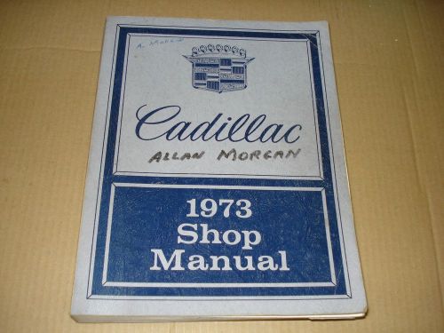 1973 cadillac shop manual