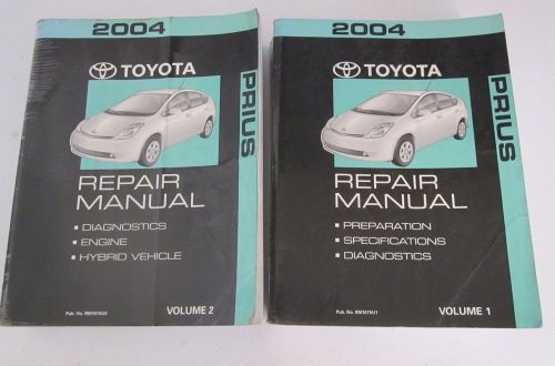 2004 toyota prius shop/service manual vol.1 and vol. 2