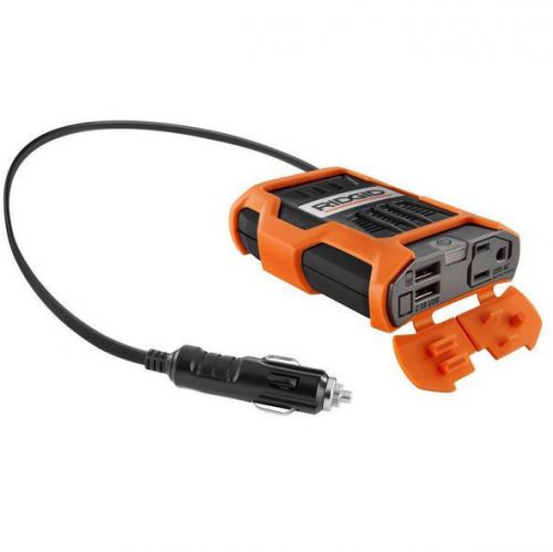 Car portable 100 watt power inverter usb port plug charger phone, pad, universal