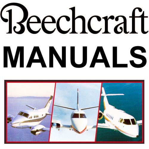 Beechcraft bonanza 35 / 36 service manual &amp; parts manuals maintenance library cd