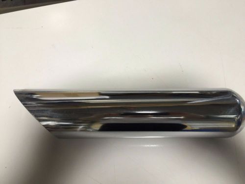 Exhaust tip chrome 3.00 x 16 2.00 inlet blemished/scratched chipped