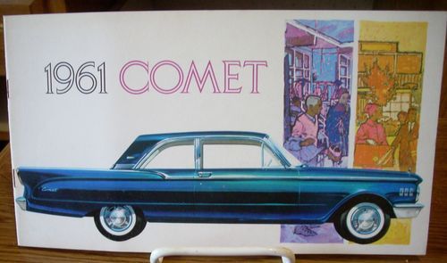 1961 61 mercury comet dealership sales brochure