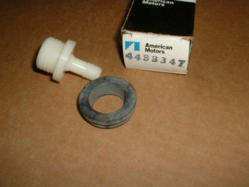 Nos 70-73 amc rebel matador ambassador power brake check valve &amp; grommet !!