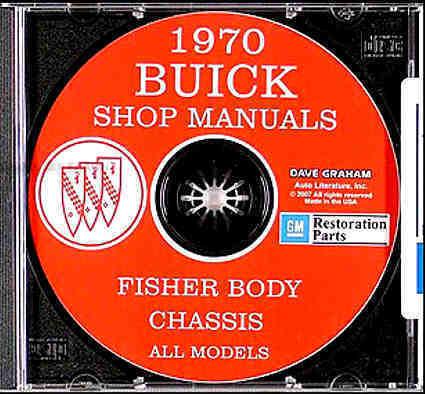 1970 buick repair shop manual cd - special, skylark, sportwagon, gs350, gs455