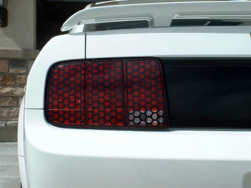 2005-2009 ford mustang honeycomb taillight decals vinyl stickers graphics