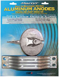 Anode kit aluminum yamaha 200-250hp outboard martyr cmy200250kita