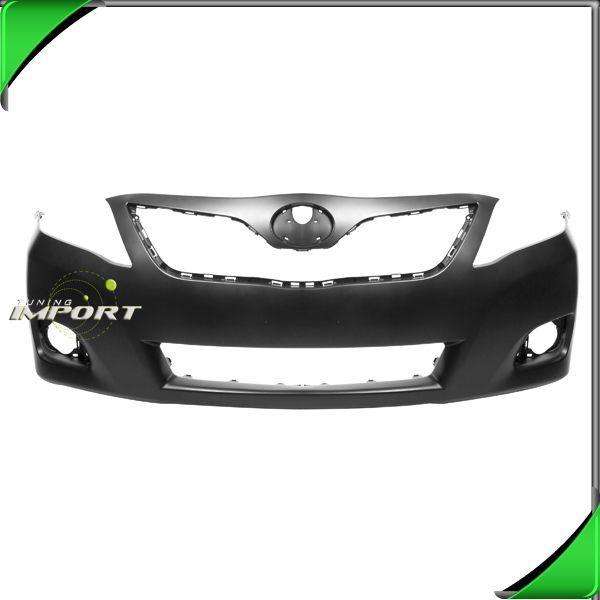 New bumper cover front to1000356 primed black 2011 usa corolla base wo air dam