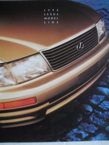 1995 lexus model line sales brochure