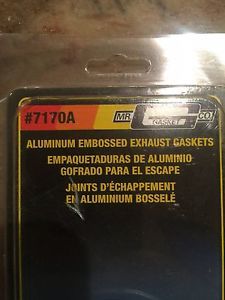 Mr gasket 7170a oldsmobile embossed aluminum exhaust header gasket