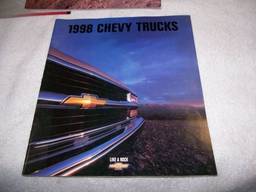 1998 chevy truck brochure