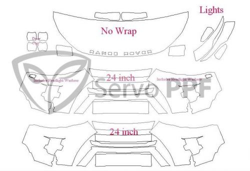 12+ land rover range rover evoque clear bra full kit scotchgard pro series by 3m