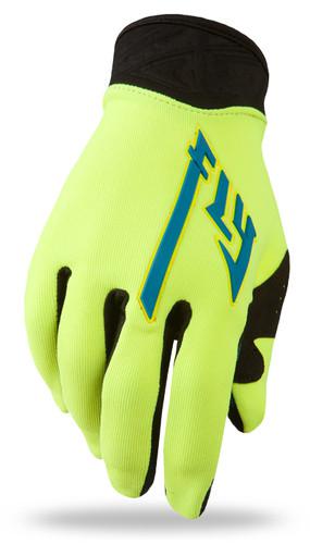 Fly racing pro lite gloves, motocross - yellow/black - adult xs (x-small)