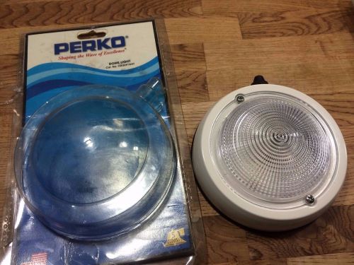 Perko 1253-dp1-wht 4 exterior dome light wht