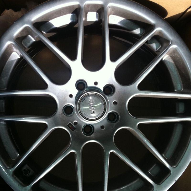 19" staggered vmr csl replica silver rims