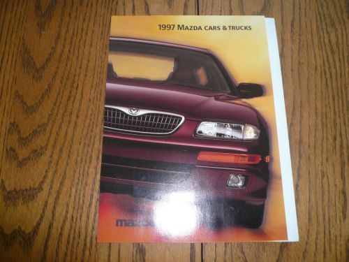 1997 mazda mx-5 626 b-series protege millenia mpv sales brochure