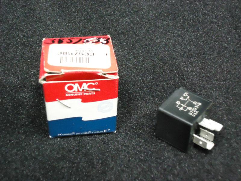 Fuel pump & ignition relay #3857533 omc cobra 1998 inboard sterndrive boat part