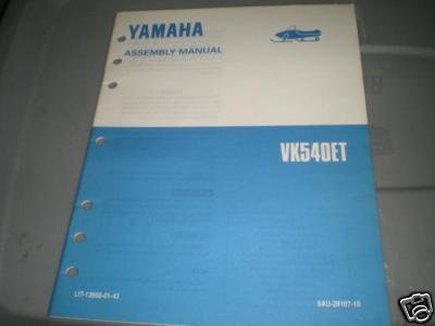 Yamaha setup assembly guide manual vk540 et