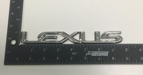 Lexus ls400 ls430 emblem 95-06 rear trunk oem chrome badge sign logo symbol