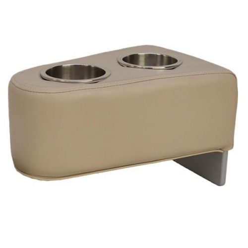 Godfrey marine 276856 oem taupe vinyl removable pontoon boat cupholder armrest