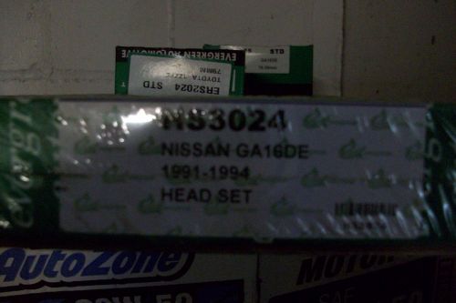 91-94 nissan sentra head gasket set with piston rings