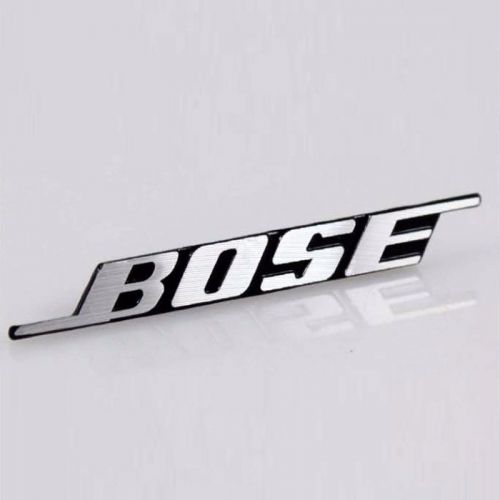 Fashion bose logo voice box speaker emblem badge adhensive &amp; pin decal sticker