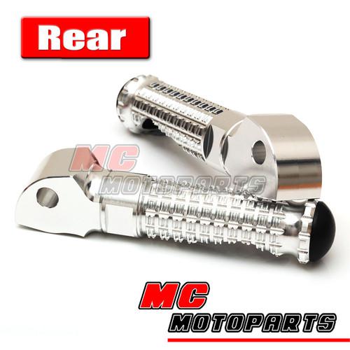 Silver billet m-pro rear foot pegs honda nt 650 hawk 1988-1992 89 90 91