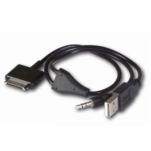 Usb charging cable aux jack audio adapter for ipod iphone