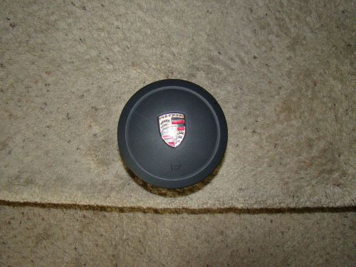 Porsche 970 panamera &amp; 958 cayenne oem black color steering wheel airbag