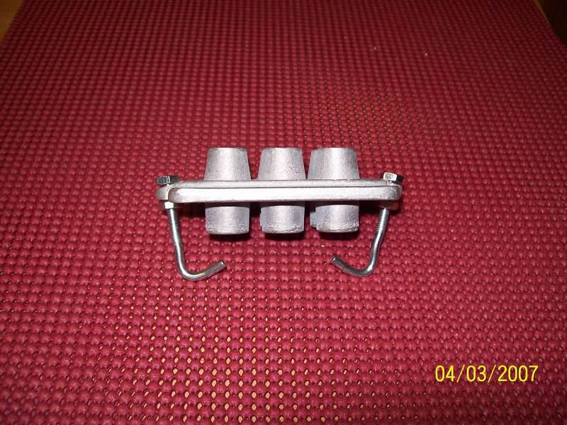 Vintage kart new reproduction azusa header muffler caps and bolts